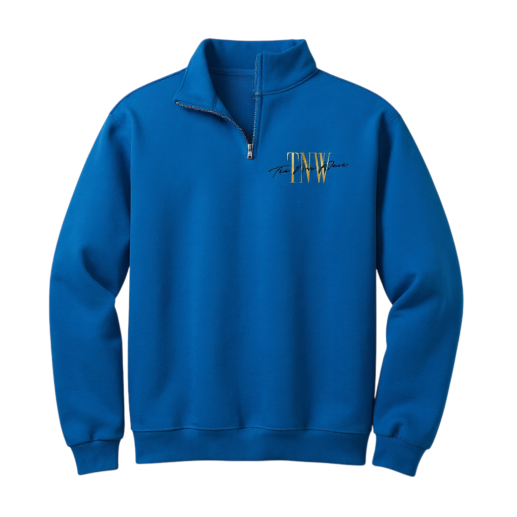 Quarter Zip Signature Logo
