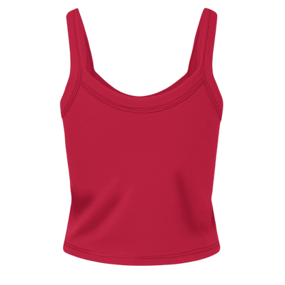 Red tank top on a white background
