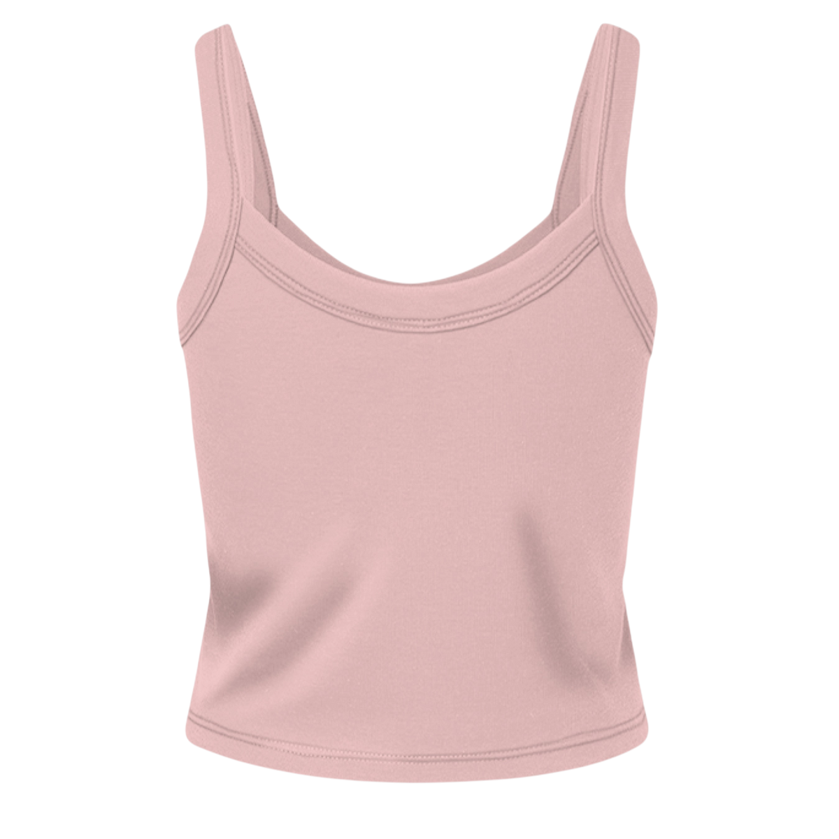 Pink tank top on a white background