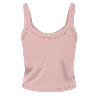 Pink tank top on a white background