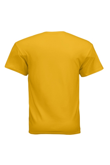 Yellow t-shirt on a transparent background