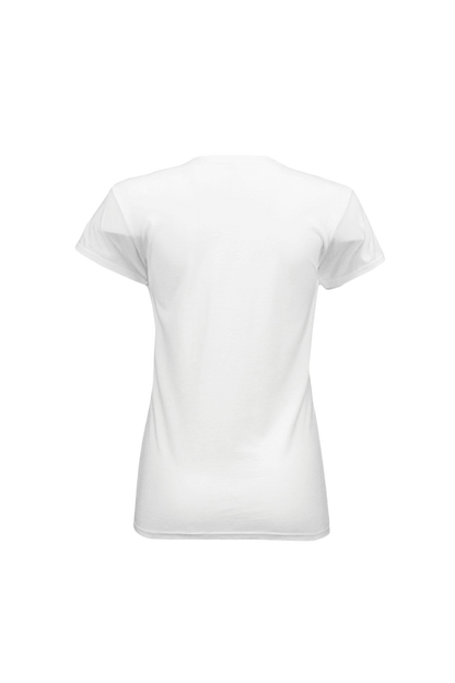 White t-shirt on a white background
