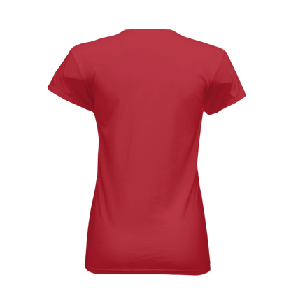 Red t-shirt on a white background