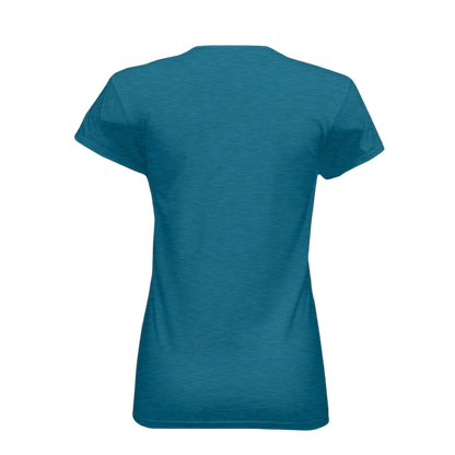 Blue t-shirt on a white background