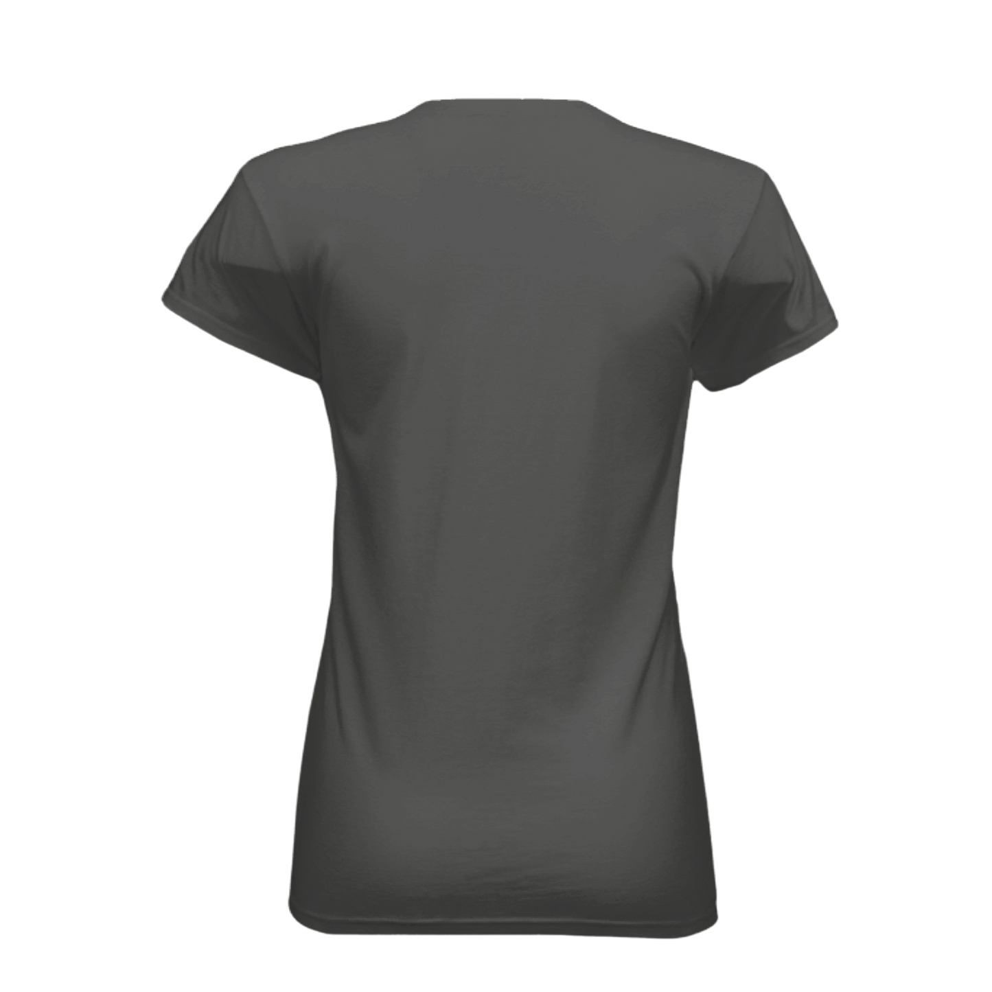 Gray t-shirt on a white background