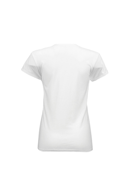 White t-shirt on a white background