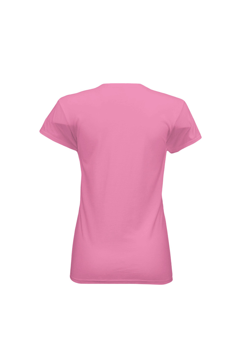 Pink t-shirt on a white background