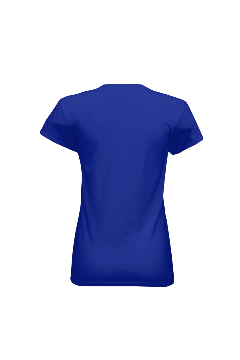 Blue t-shirt on a white background