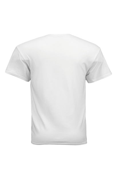 White t-shirt on a transparent background