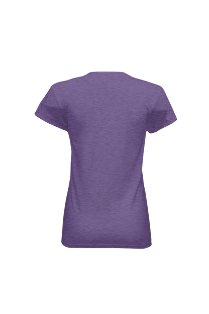 Purple t-shirt on a white background