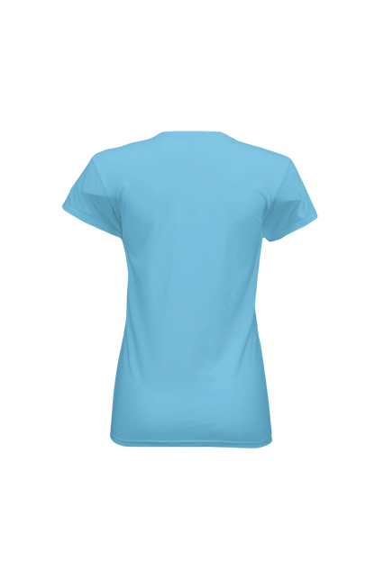 Light blue t-shirt on a white background