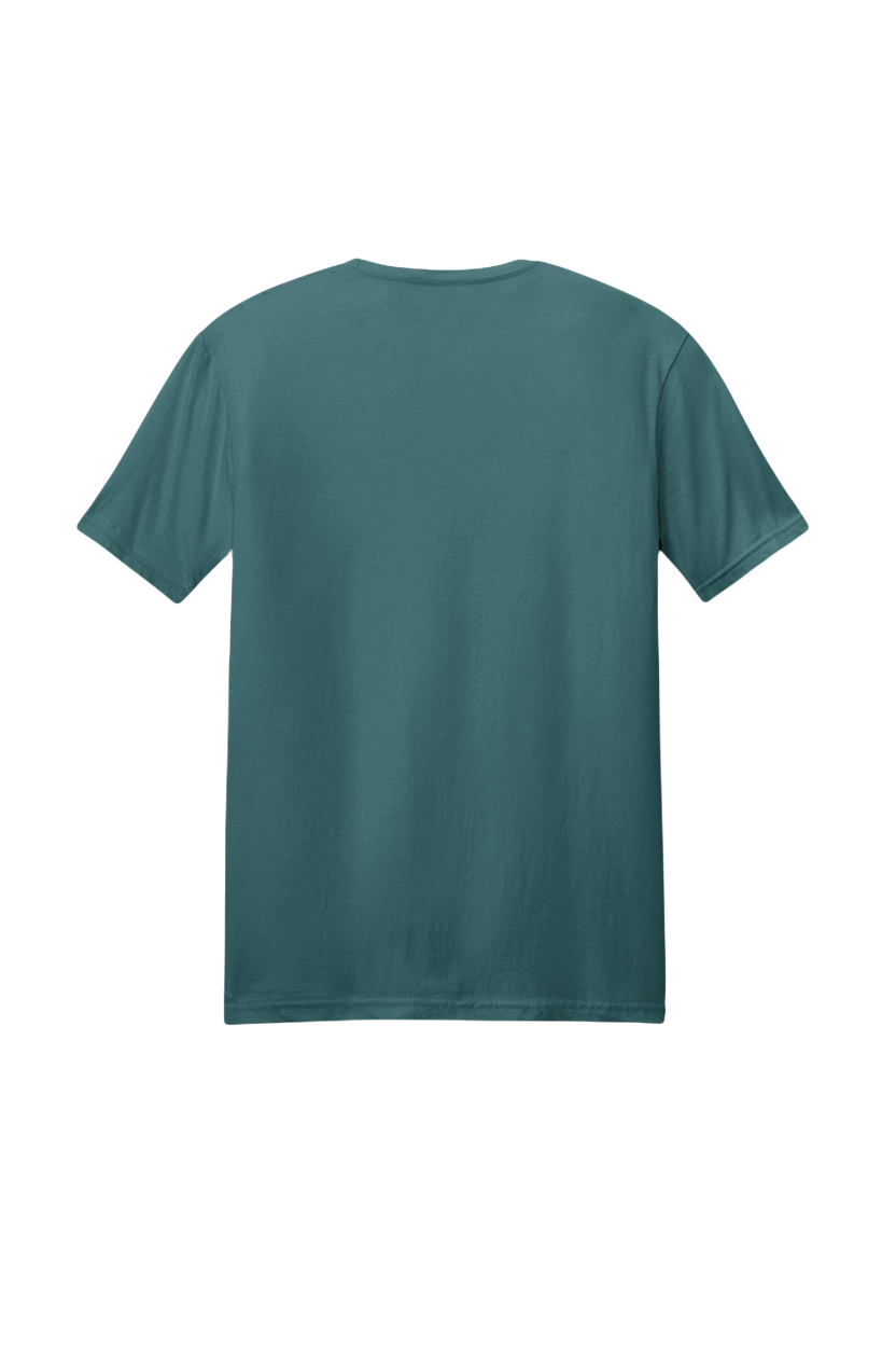 Green t-shirt on a white background