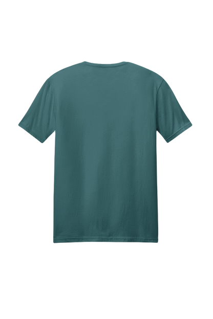 Green t-shirt on a white background