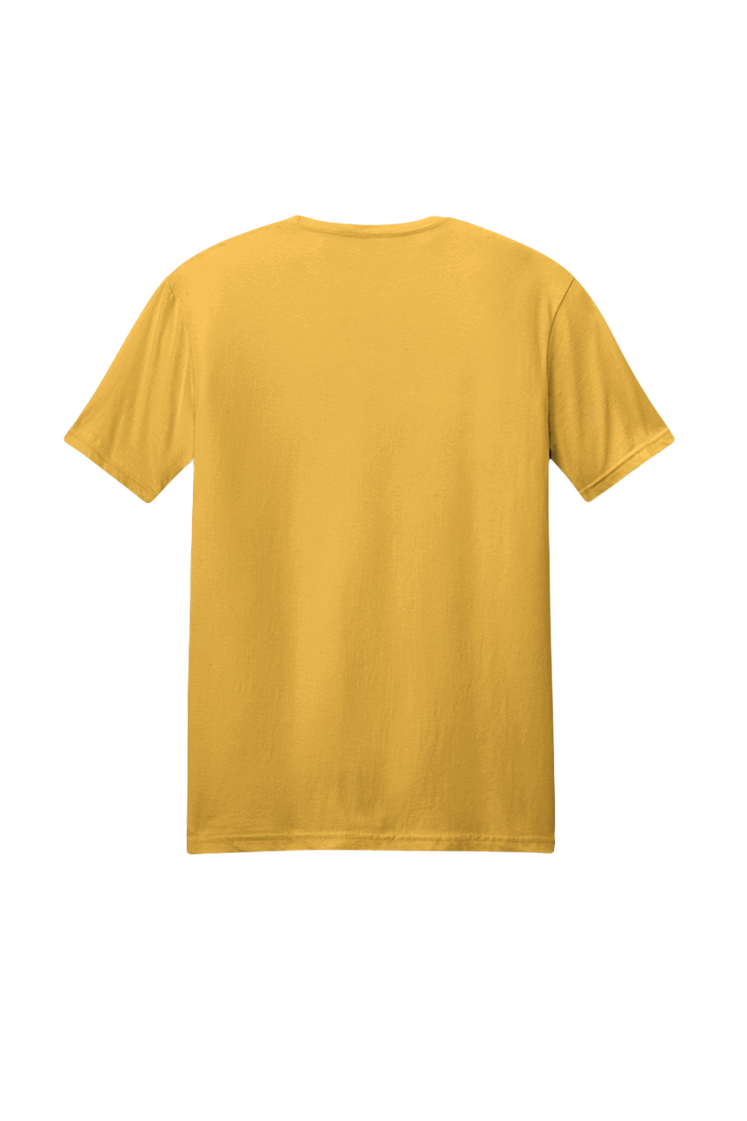 Yellow t-shirt on a white background