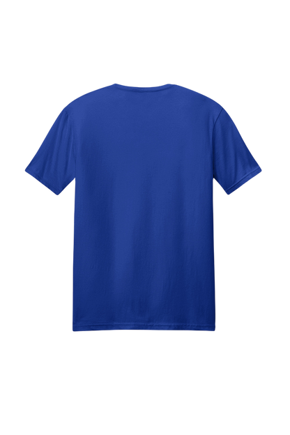 Blue t-shirt on a white background