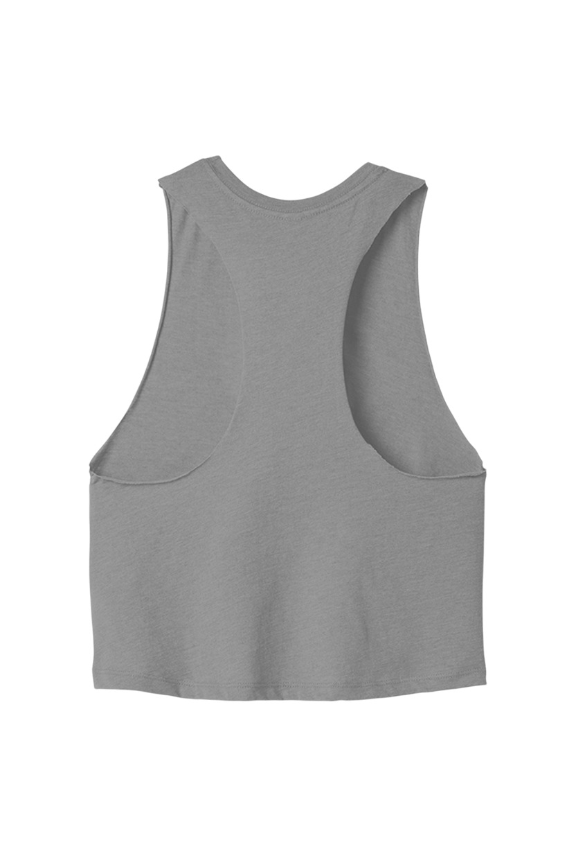 Gray tank top on a white background