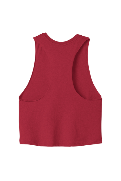Red tank top on a white background