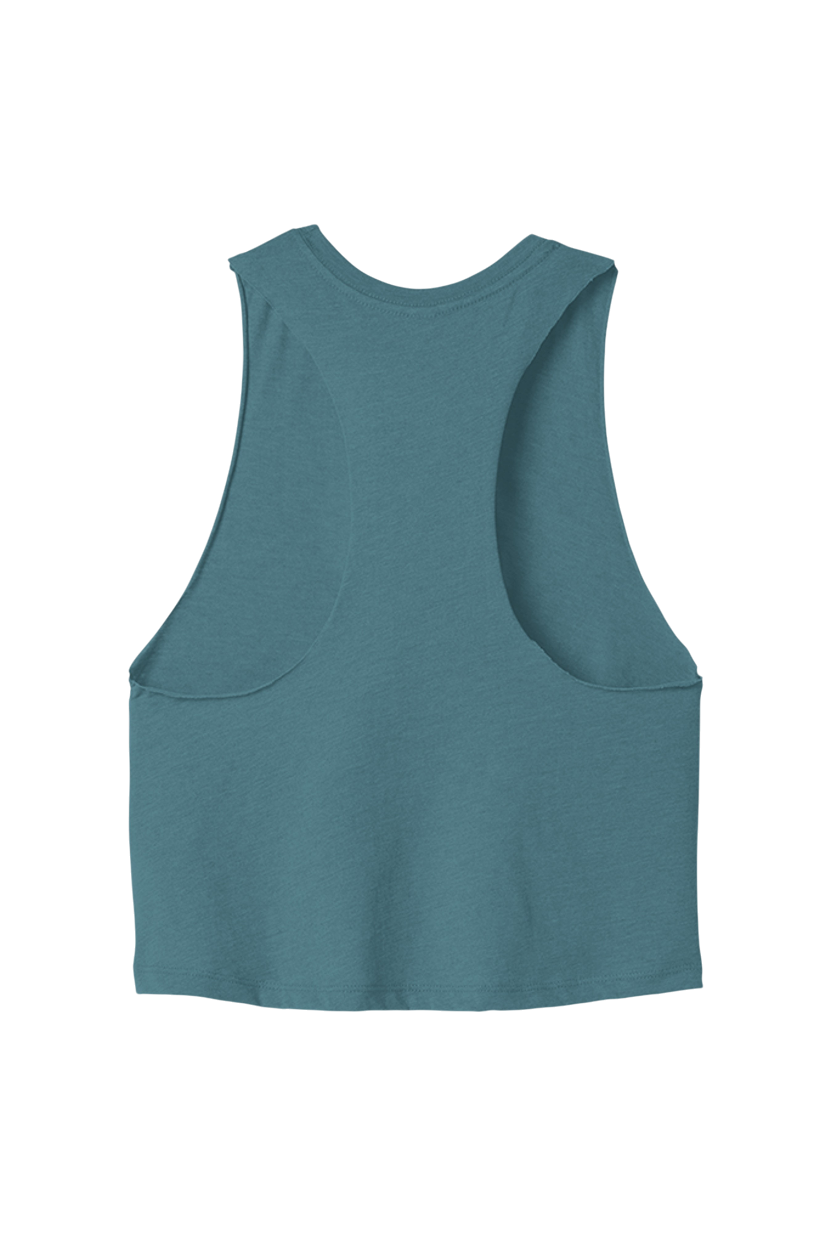 Gray tank top on a white background