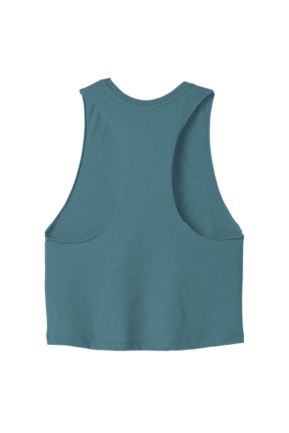 Gray tank top on a white background