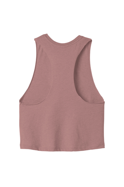 Pink tank top with a pocket on a white background