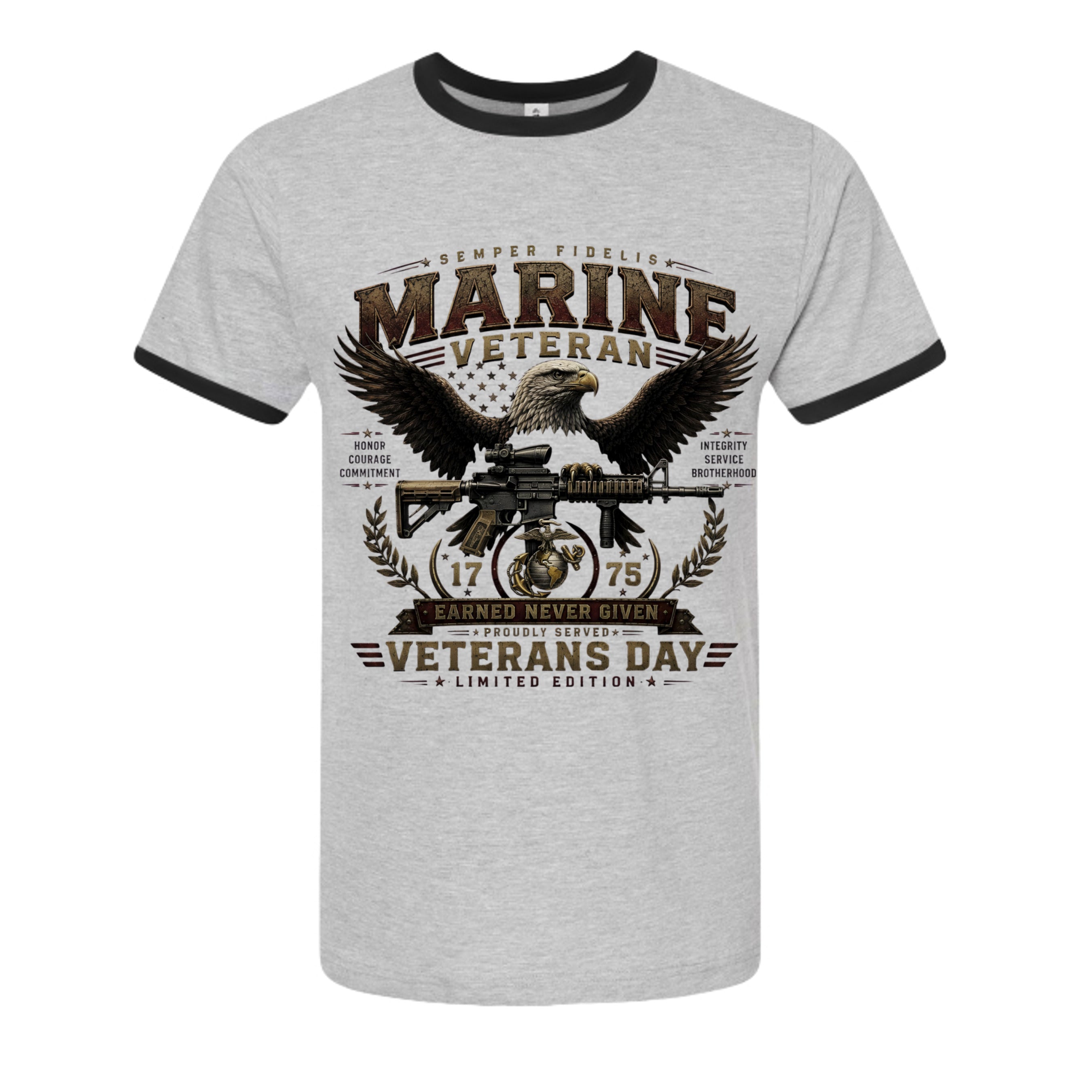 Heather Grey/ Black - 246 - FRONT