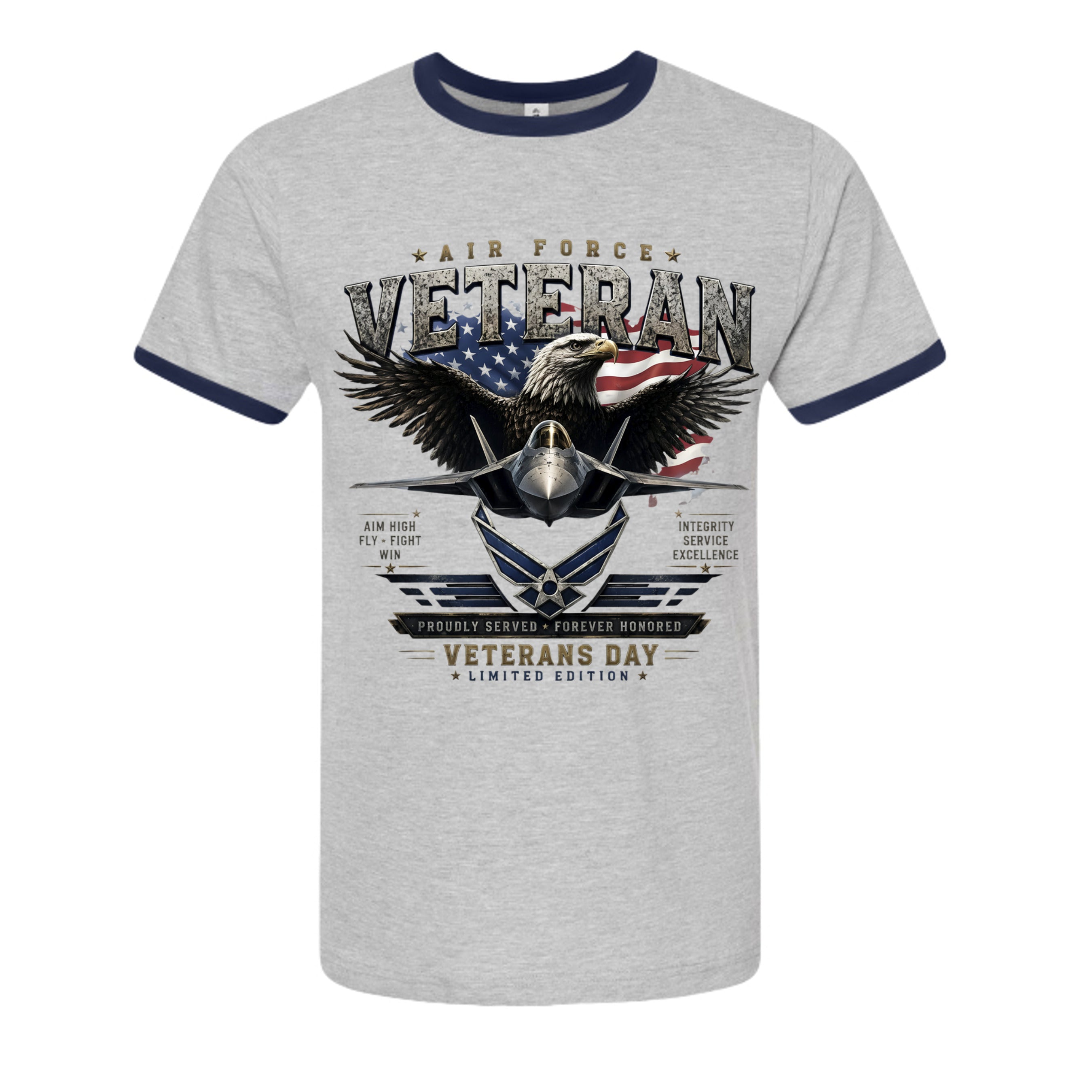 Heather Grey/ Navy - 246 - FRONT