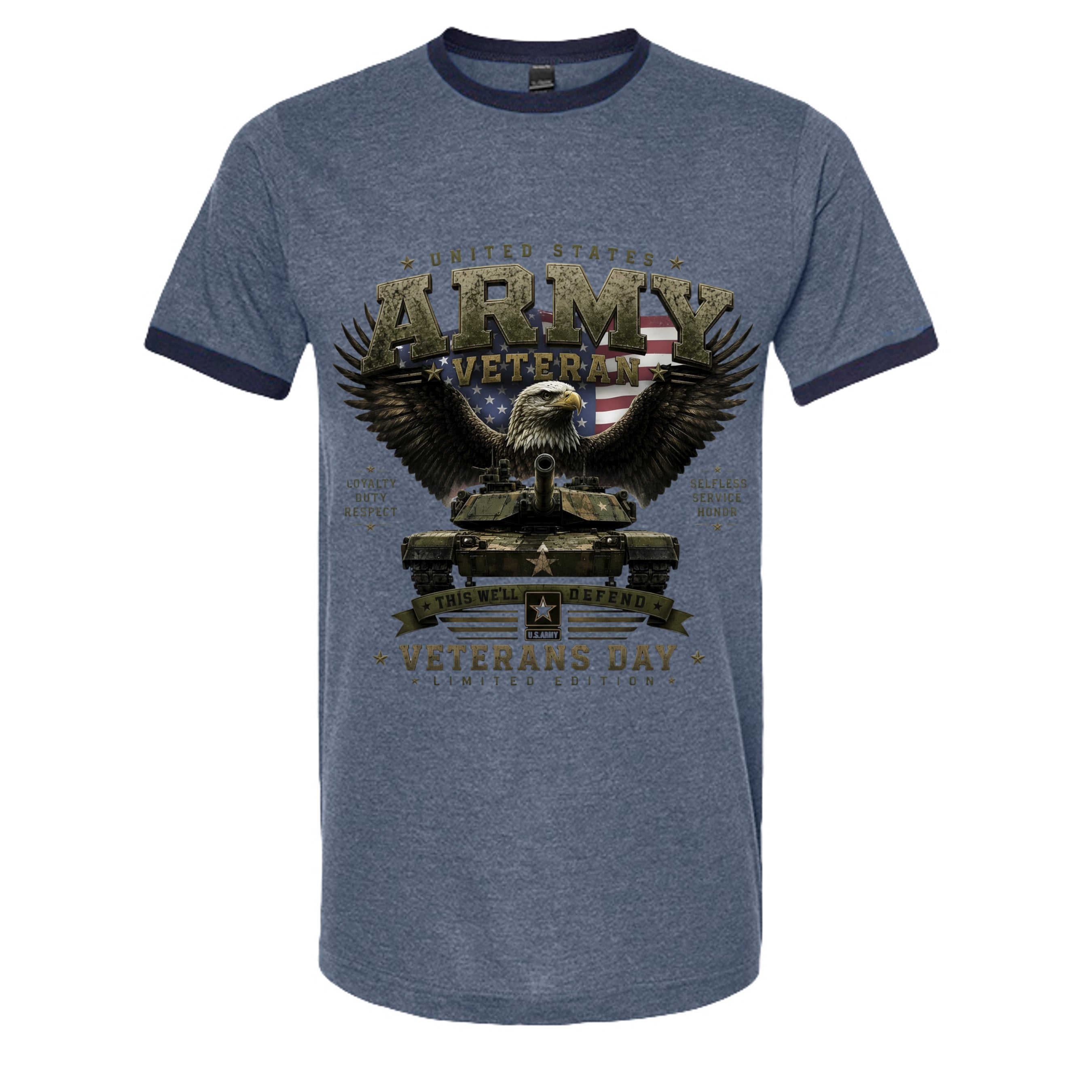 Heather Denim/ Navy - 246 - FRONT