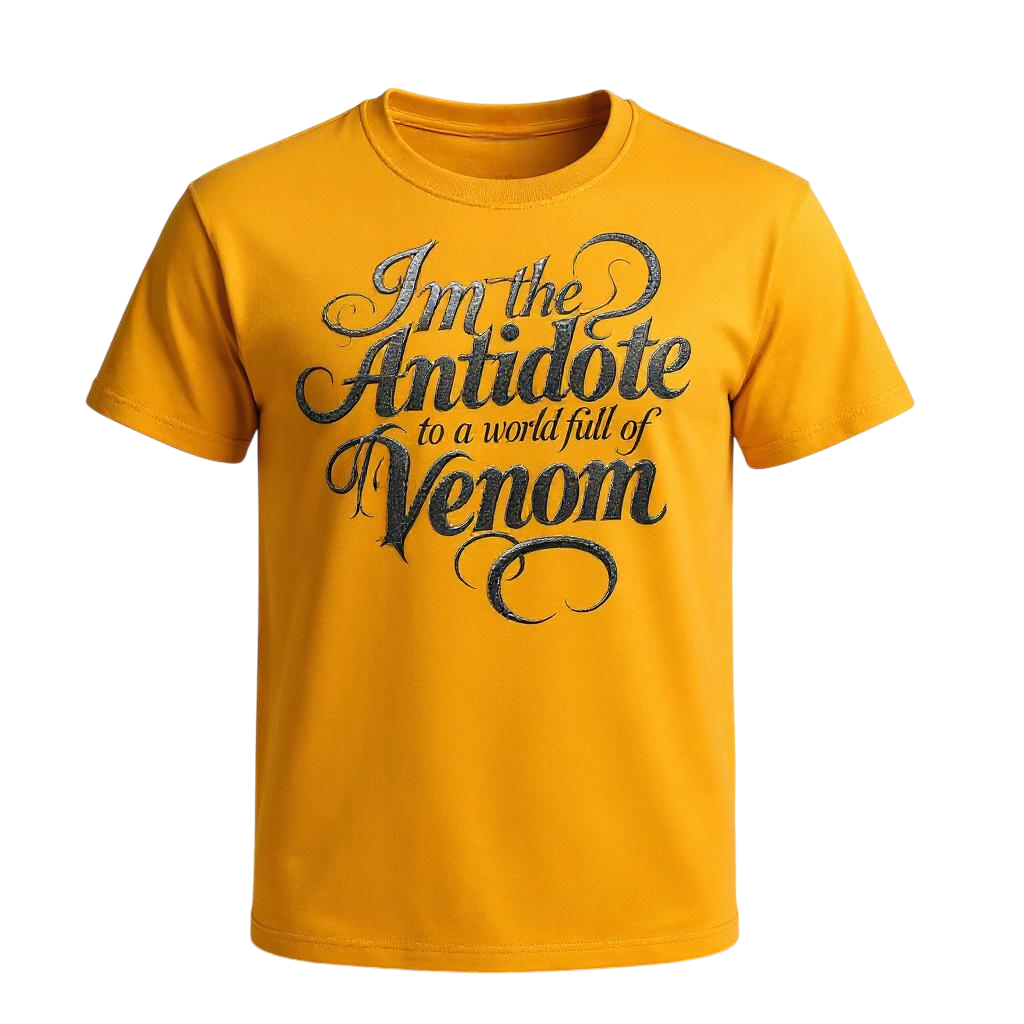 I'm The Antidote in a World Full of Venom