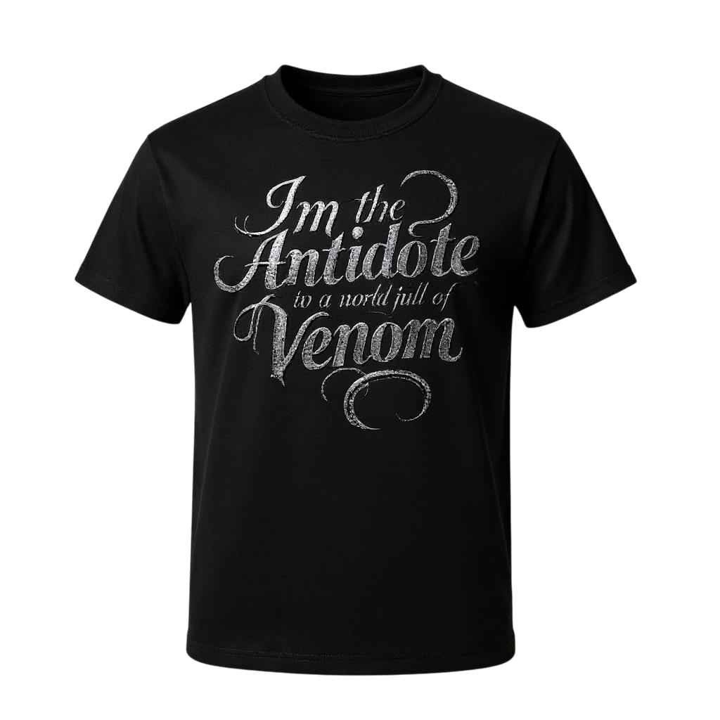 I'm The Antidote in a World Full of Venom