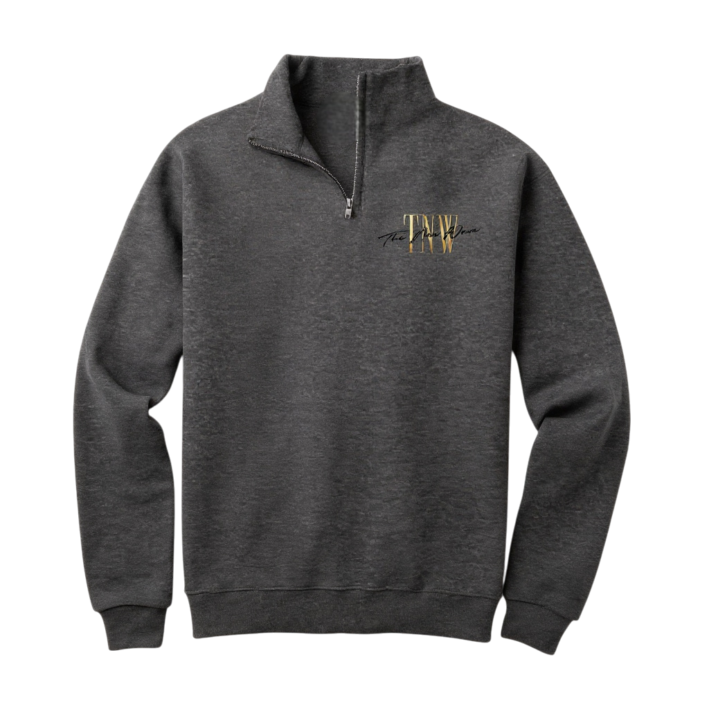 Quarter Zip Signature Logo