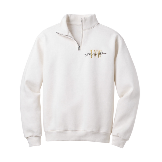 Quarter Zip Signature Logo